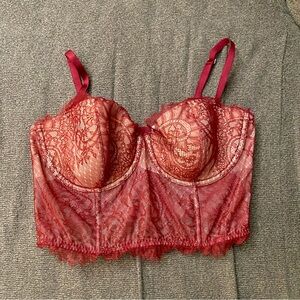 Victoria's Secret Red Lace Bra